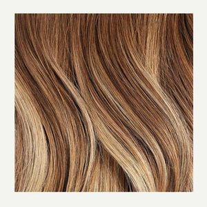Luxy Chestnut Brown Balayage Ponytail Extension